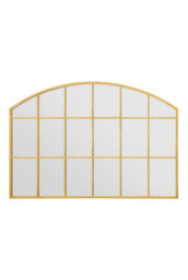 "Mirroroutlet Over Mantle Arcus - Gold Framed Arched Wall Mirror 43"" X 29"" (110Cm X 75Cm)" - thumbnail 3