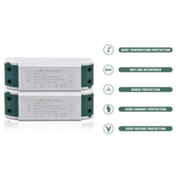 Led Transformer Different Watts Led Power Supply Driver Transformer Adapter 12/5 V Dc 5A For Led Strip Lights, Cabinet Lights - thumbnail 8