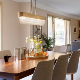 Luminosa Lighting Elstead Kichler Serene Led Pendant Ceiling Light Contemporary Natural Brass 3000K - thumbnail 4