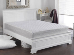 "Lancashire Textiles Polycotton Quilted Mattress Protector With 12"" (30Cm) Skirt Machine Washable Protection - Single" - thumbnail 1
