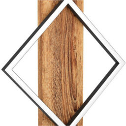 Loops Stylish Modern Black And Brown Rustic Led Table Lamp For Indoor Home Decor - thumbnail 5