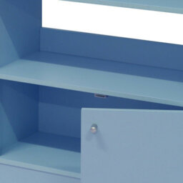Walplus Kidkanac Magazine/bookshelf With Toy Storage Cabinet, Light Blue - thumbnail 2