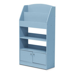 Walplus Kidkanac Magazine/bookshelf With Toy Storage Cabinet, Light Blue - thumbnail 4