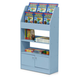 Walplus Kidkanac Magazine/bookshelf With Toy Storage Cabinet, Light Blue - thumbnail 6