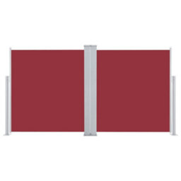 Walplus Retractable Side Awning Garden Sun Shade Canopy Gazebo For Back Door, Porch, Patio Red 120X600 Cm - thumbnail 4
