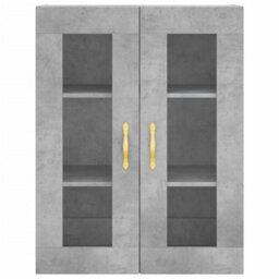 Berkfield Highboard Concrete Grey 69.5X34X180 Cm Engineered Wood - thumbnail 6