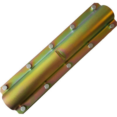 2 Inch  50mm Pole Mast Coupler Galvanised Steel Aerial Satellite Adapter Joiner