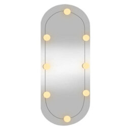 Walplus Wall Mirror With Led Lights 35X80 Cm Glass Oval - thumbnail 4