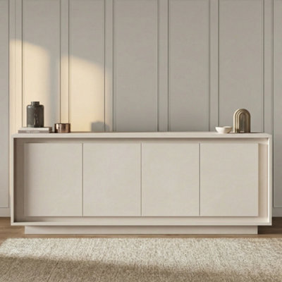 FurniComp LTD Furnicomp Berlin 4 Door 207Cm Cashmere Sideboard