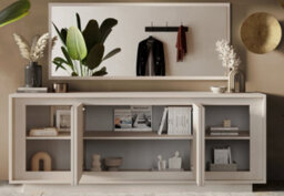 FurniComp LTD Furnicomp Berlin 4 Door 207Cm Cashmere Sideboard - thumbnail 5
