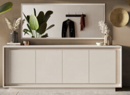 FurniComp LTD Furnicomp Berlin 4 Door 207Cm Cashmere Sideboard - thumbnail 4