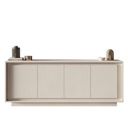 FurniComp LTD Furnicomp Berlin 4 Door 207Cm Cashmere Sideboard - thumbnail 2