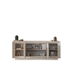 FurniComp LTD Furnicomp Berlin 4 Door 207Cm Cashmere Sideboard - thumbnail 3