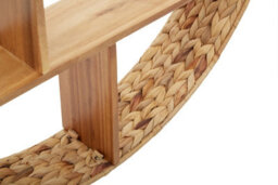 Orsina Functional Design Water Hyacinth Wall Shelf, Stylish Box Shelf, Durable Wall Storage For Livingroom - thumbnail 6