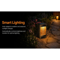Gwsolar Solar Garden Lantern Ceramic Path Lamp, Warm White Led With Spare Light Head, Ip44 For Patio Walkway Yard Decking - thumbnail 8