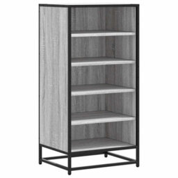 Berkfield Shoe Rack Grey Sonoma 48X38X97.5 Cm Engineered Wood - thumbnail 2