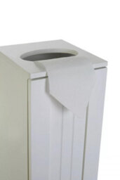 Orsina Toilet Paper Holder Cabinet,compact Bathroom Storage For Toilet Paper,modern White Wooden Tissue Cabinet - thumbnail 5