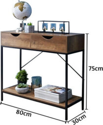 Spot On Dealz Console Table Slim Side Table Living Room Tables Hallway Furniture Cabinet With Drawers - thumbnail 3