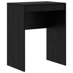 Berkfield Modern Writing Desk Black Oak Engineered Wood 60 X 40 X 76 Cm