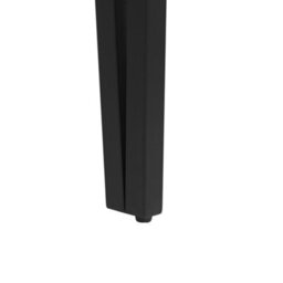 Beliani Urban Loft Console Table, Dark Brown Mdf Top, Black Hairpin Legs, 100 X 40 X 81 Cm - thumbnail 6
