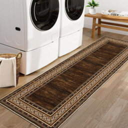 London Boutique Machine Washable Area Rug, Pearl Velvet Polyester Low Pile Non Shedding Collapsible Floor Mat, 120 X 170Cm - thumbnail 8