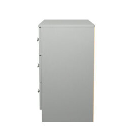 Portland 3 Drawer Chest Of Drawers In Uniform Grey & Dusk Grey (Ready Assembled) - thumbnail 3