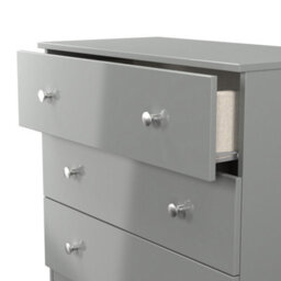 Portland 3 Drawer Chest Of Drawers In Uniform Grey & Dusk Grey (Ready Assembled) - thumbnail 6
