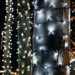 Festive Lights - Connectpro 5M White Outdoor Ip65 Connectable Led Christmas Fairy String Lights - With Plug - thumbnail 2