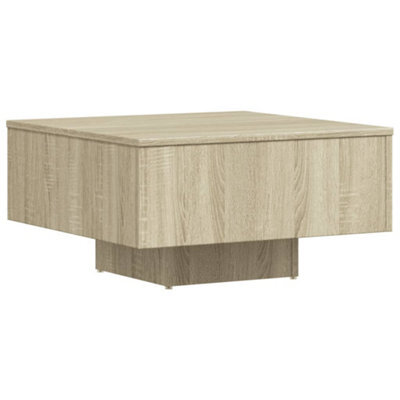 Vidaxl Coffee Table Sonoma Oak 60X60X31.5 Cm Engineered Wood Coffee Tables - image 1