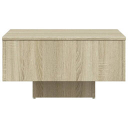 Vidaxl Coffee Table Sonoma Oak 60X60X31.5 Cm Engineered Wood Coffee Tables - thumbnail 6