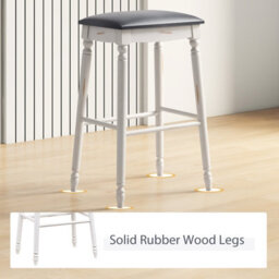 "Costway Set Of 2 Bar Stools Dining Counter Height Chair Modern Upholstered Pub Stool 29""" - thumbnail 5