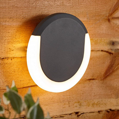 BillyOh Biard Crescent Halo Led Large Circular Outdoor Wall Light - image 1