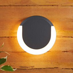 BillyOh Biard Crescent Halo Led Large Circular Outdoor Wall Light - thumbnail 3