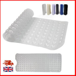 Divchi Shower Bath Mat Non Slip Anti Mould & Mildew With Strong Suction Cups Grip And Drain Holes Clear 40X100Cm - thumbnail 7