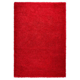 "Bravich Bright Red Thick Shaggy Rug - California - 200X290Cm (6'8""x9'7"")" - thumbnail 2