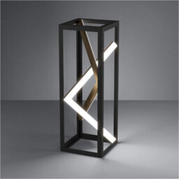 Loops 2 Pack Stylish Modern Black And Gold Table Lamp For Indoor Home Décor - thumbnail 3
