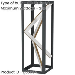 Loops 2 Pack Stylish Modern Black And Gold Table Lamp For Indoor Home Décor - thumbnail 2