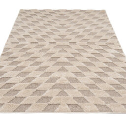 Loomed Silver Grey Diamond Living Area Rug 160Cm X230Cm - thumbnail 2