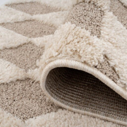 Loomed Silver Grey Diamond Living Area Rug 160Cm X230Cm - thumbnail 4