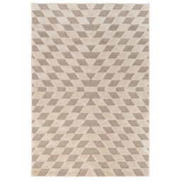 Loomed Silver Grey Diamond Living Area Rug 160Cm X230Cm - thumbnail 1