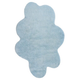 Beliani Kids Rug Hodka  Light Blue 80 X 120 Cm Cotton With Cushion - thumbnail 4