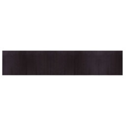 Berkfield Rug Rectangular Dark Brown 100X500 Cm Bamboo - thumbnail 2
