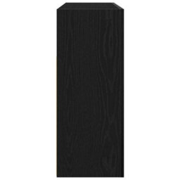 Berkfield Sideboard Black Oak Engineered Wood 116 X 30 X 75 Cm - thumbnail 7