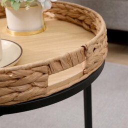 2Pcs Nesting Tables Round Side Tables Coffee Table For Living Room Bedroom - thumbnail 6