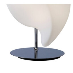Luminosa Lighting Luminosa Natura Table Lamp 2 Light E27 Small Indoor, Polished Chrome/opal White - thumbnail 5