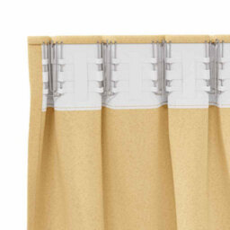 Walplus Curtains With Curtains 2 Pcs Beige Polyester - thumbnail 5
