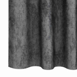 Berkfield Classic Curtain With Curtains 2 Pcs Grey 225 X 140 Cm Velvet - thumbnail 6