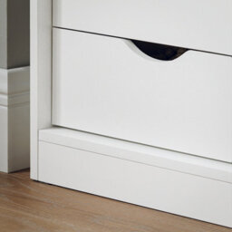Sobuy Fsr153-W, Hallway Shoe Bench Shoe Rack Shoe Cabinet With A Sliding Door And Seat Cushion,white,w80Xd30Xh49.5 - thumbnail 8