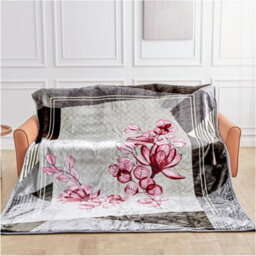 Gc Gaveno Cavailia Super Soft Jasmine Heavy Weight Blanket For Sleep 4Kg - Reversible Flower Weighted Bed Blanket 200X240Cm - thumbnail 2
