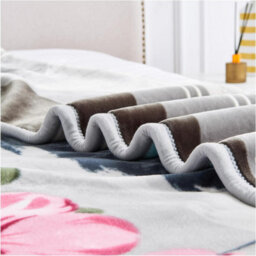 Gc Gaveno Cavailia Super Soft Jasmine Heavy Weight Blanket For Sleep 4Kg - Reversible Flower Weighted Bed Blanket 200X240Cm - thumbnail 5